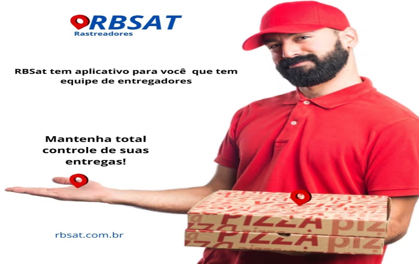 RBSAT tem aplicativo para você que tem equipe de entregadores!